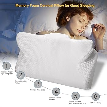 Amazon｜CPAP睡眠枕蝶の形をしたリラックスできるメモリー